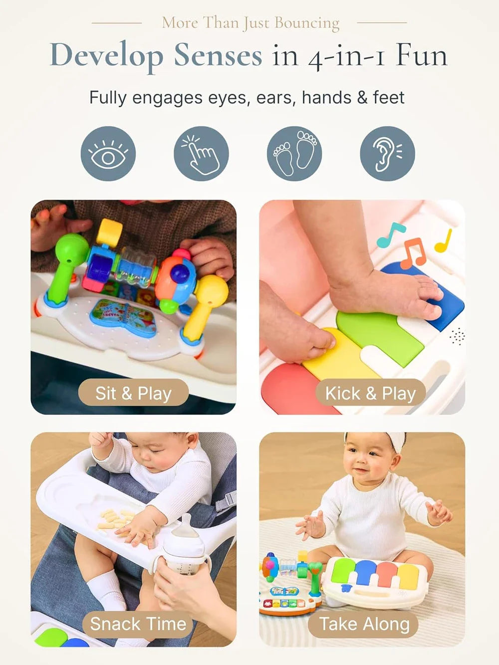 Snuggly's 4-in-1 Baby Bouncer