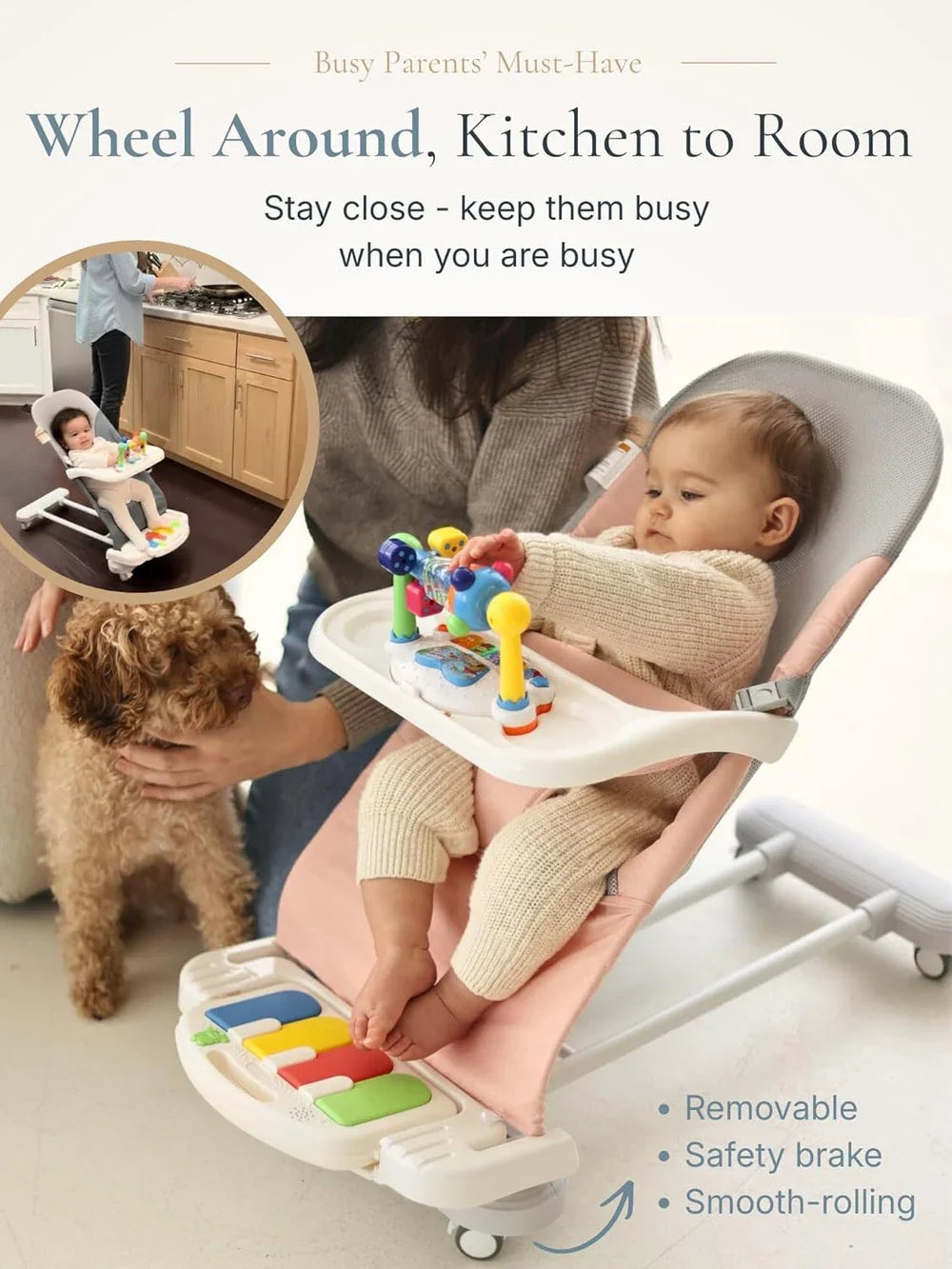 Snuggly's 4-in-1 Baby Bouncer