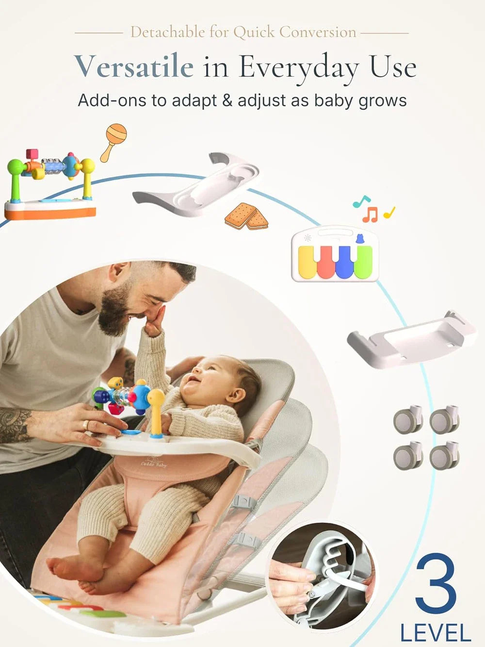 Snuggly's 4-in-1 Baby Bouncer