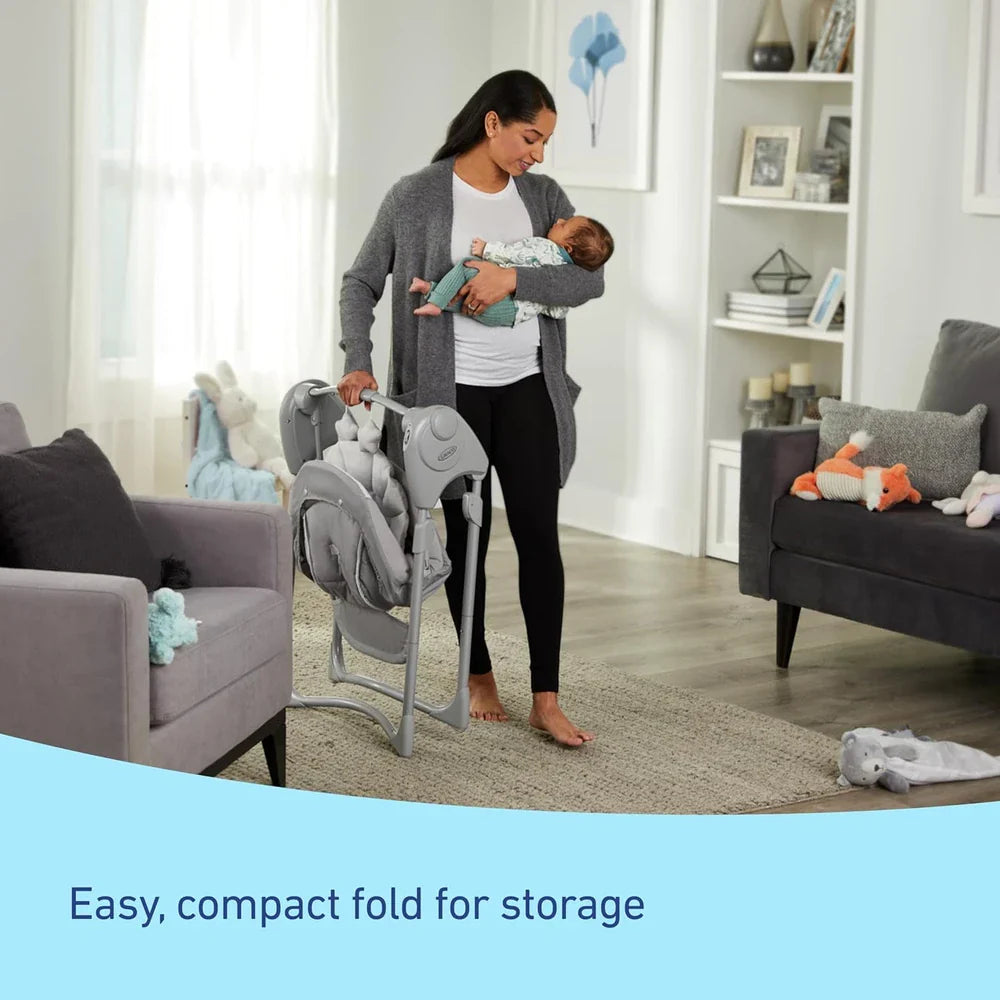 Snuggly's Slim Spaces Baby Swing
