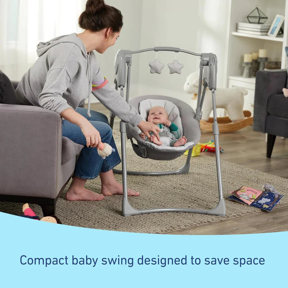 Snuggly's Slim Spaces Baby Swing