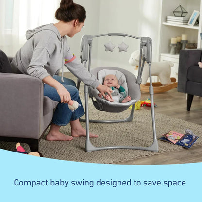 Snuggly's Slim Spaces Baby Swing